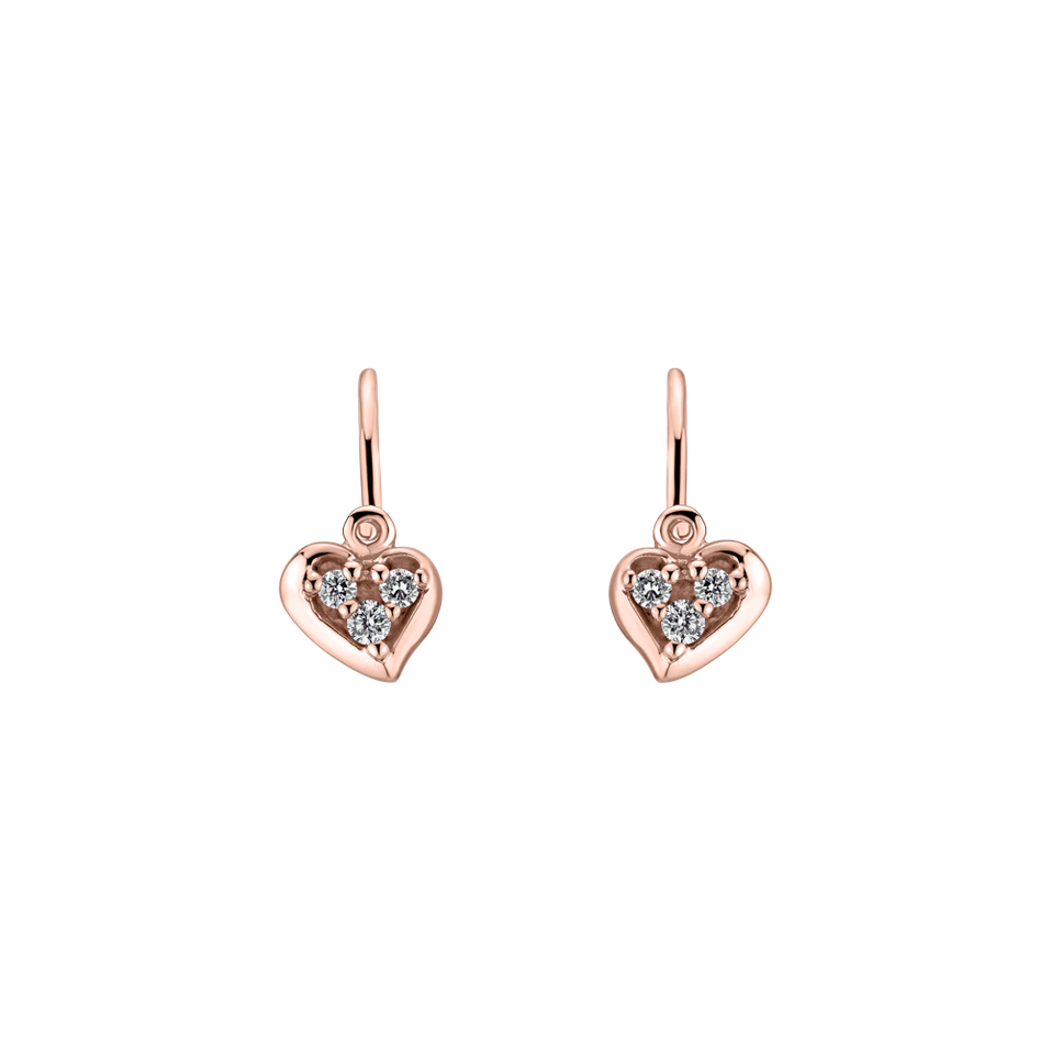 Children's diamond earrings Romantic Galaxy