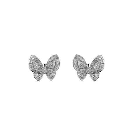Diamond earrings Miraculous Wings