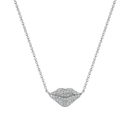 Diamond necklace Monumental Kiss