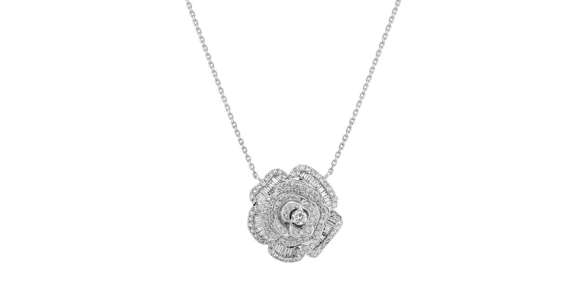 Diamond necklace Argento