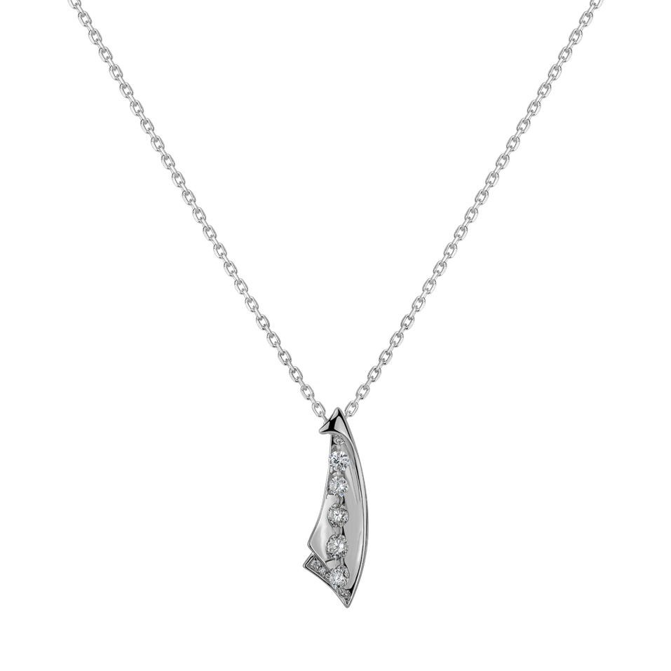 Diamond pendant with necklace Mosiya