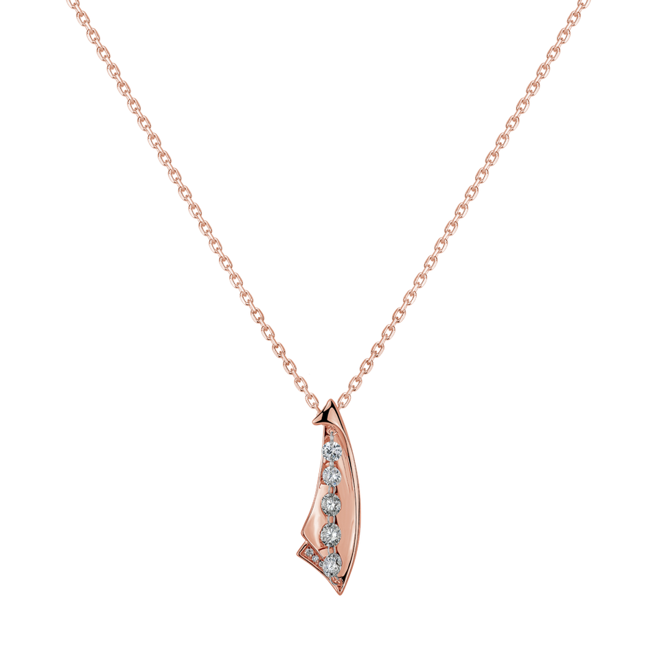 Diamond pendant with necklace Mosiya