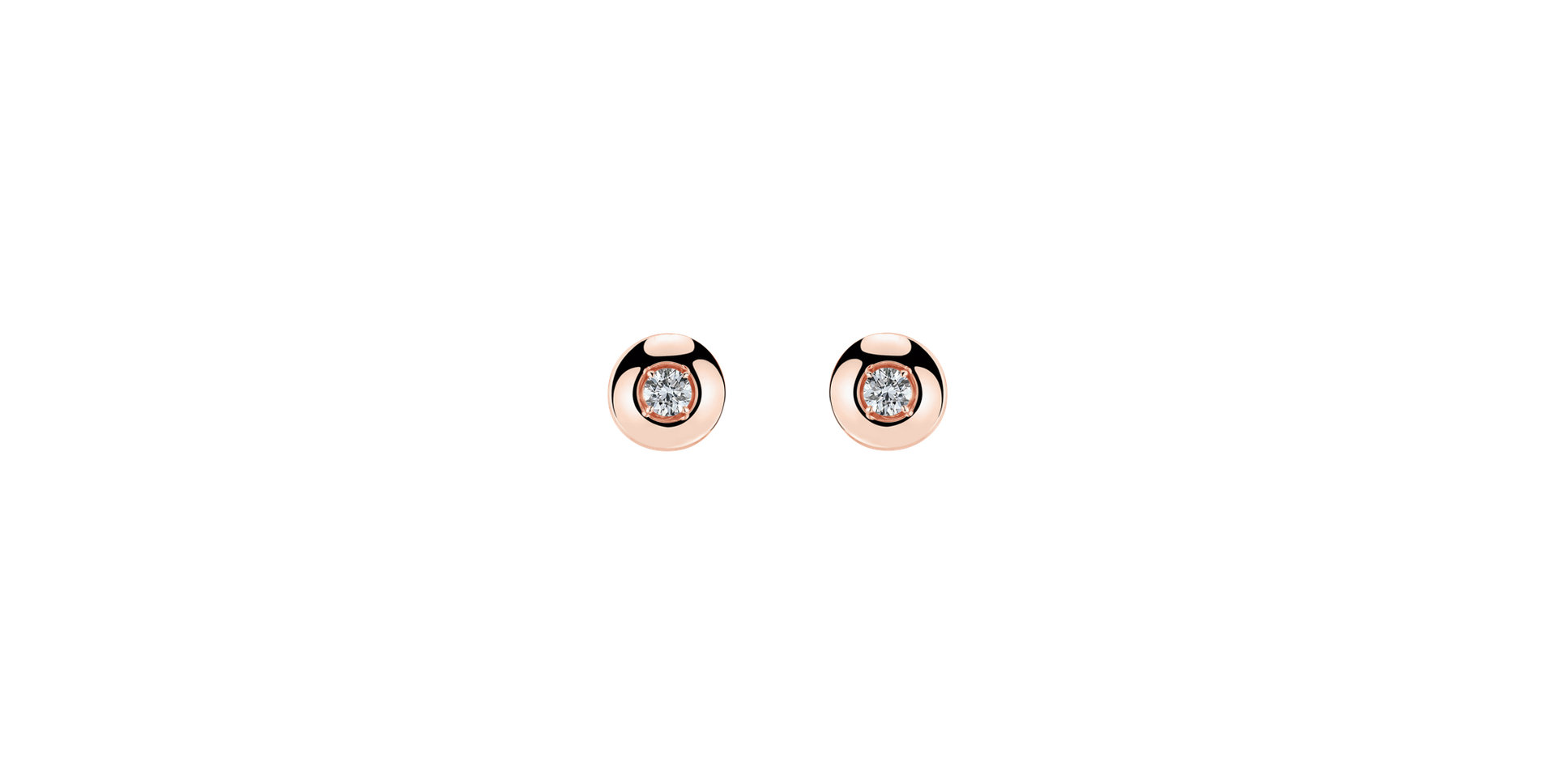 Diamond earrings Classic Dot