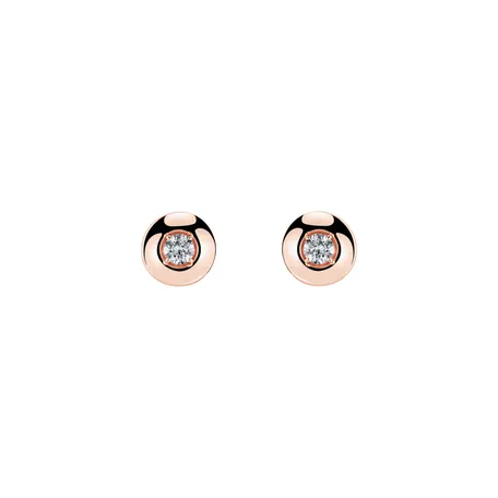 Diamond earrings Classic Dot