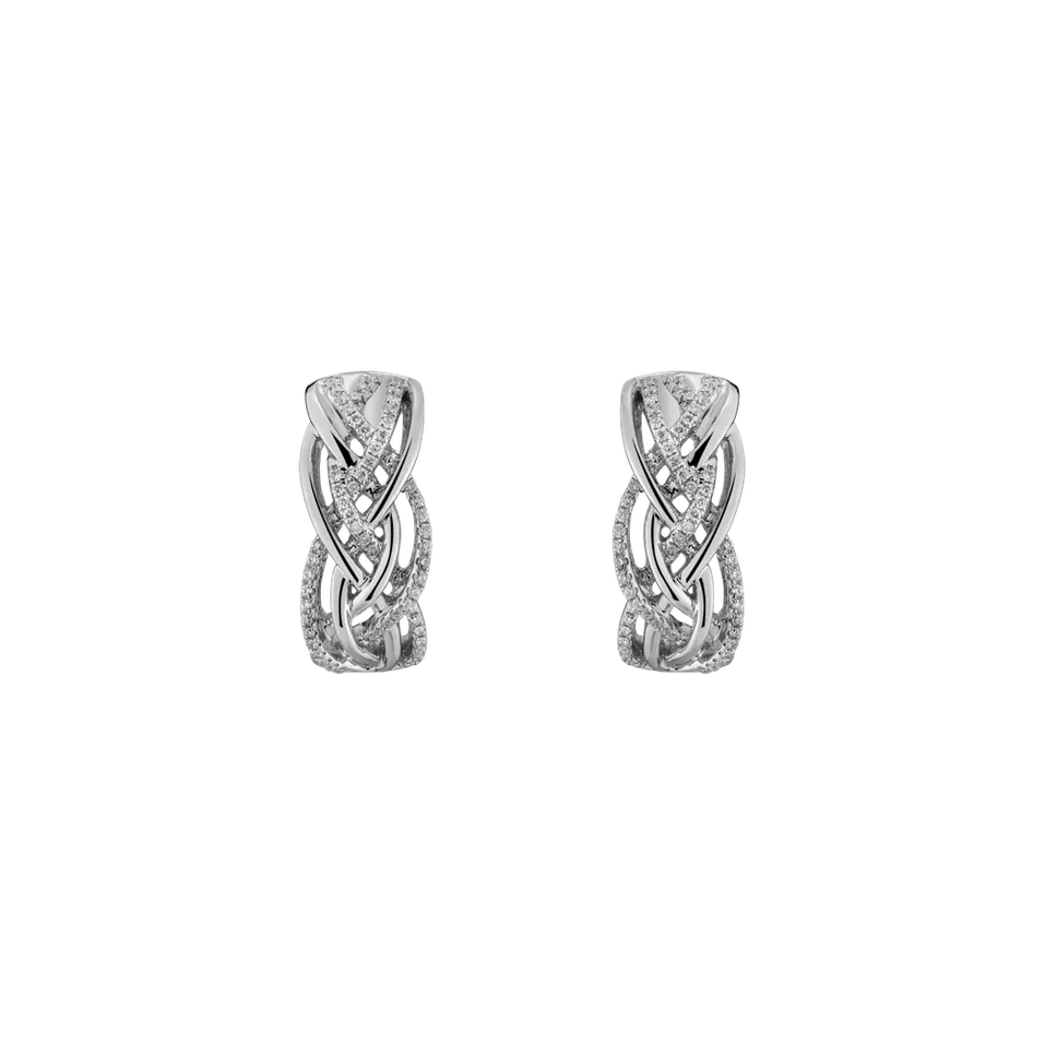 Diamond earrings Emílie