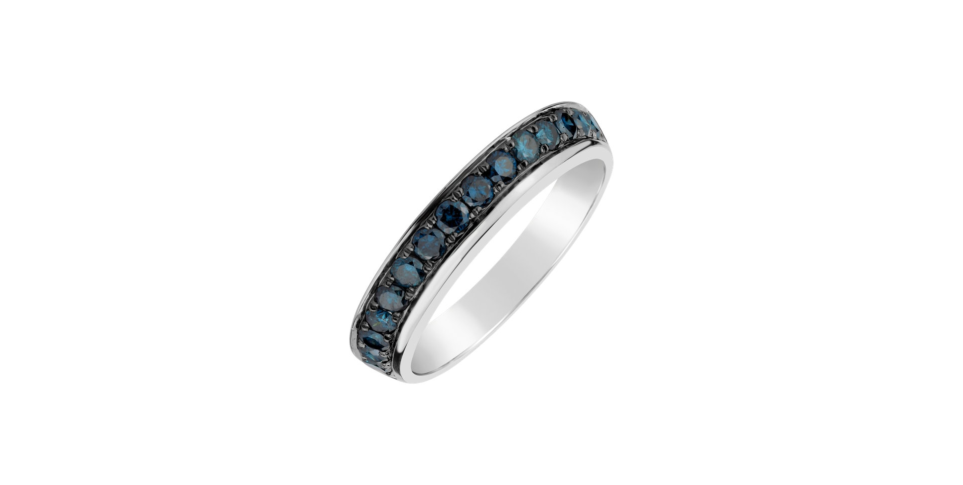 Ring with blue diamonds Cassy