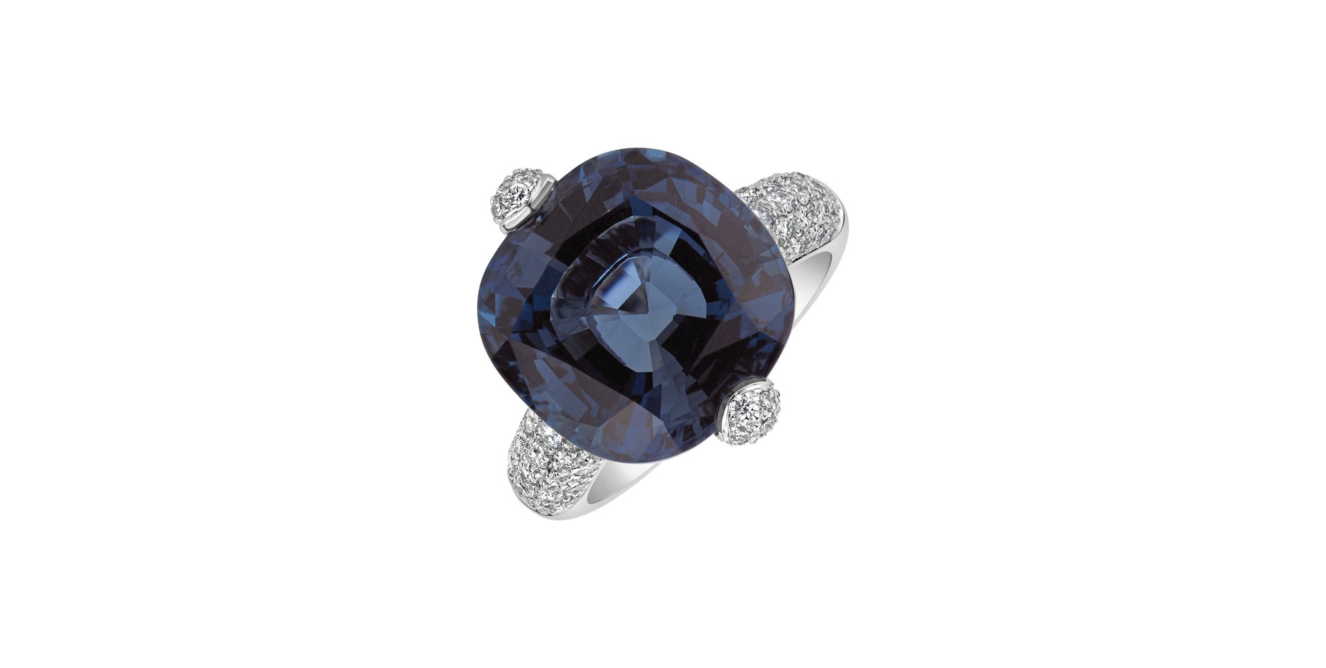 Diamond ring with Topaz Countess Elegance