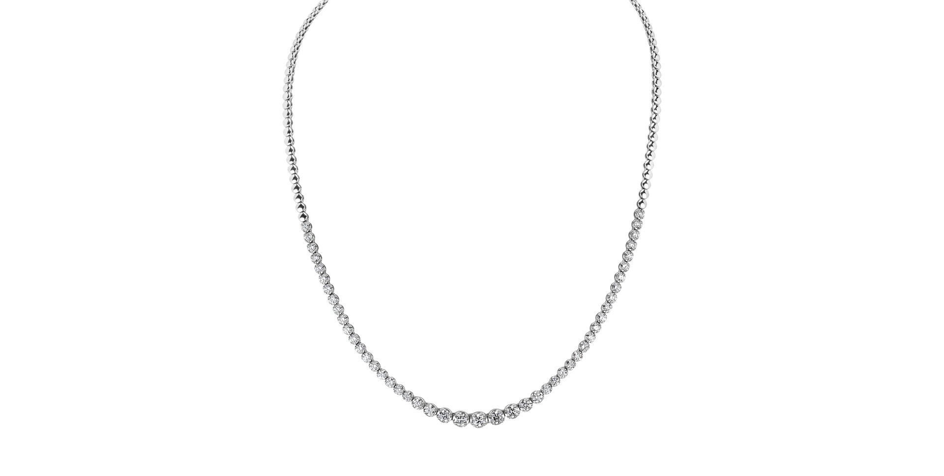 Diamond necklace Princess Bloom