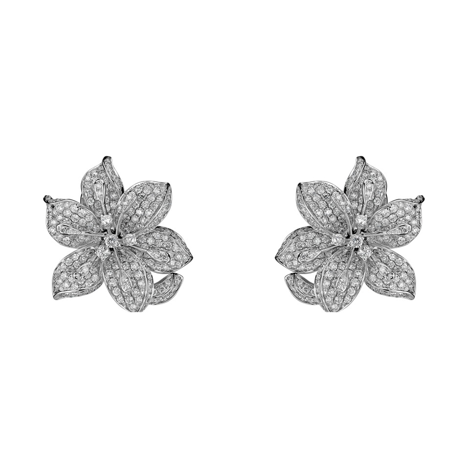 Diamond earrings Ice Orchid