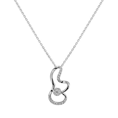 Diamond pendant Graceful Sonnet