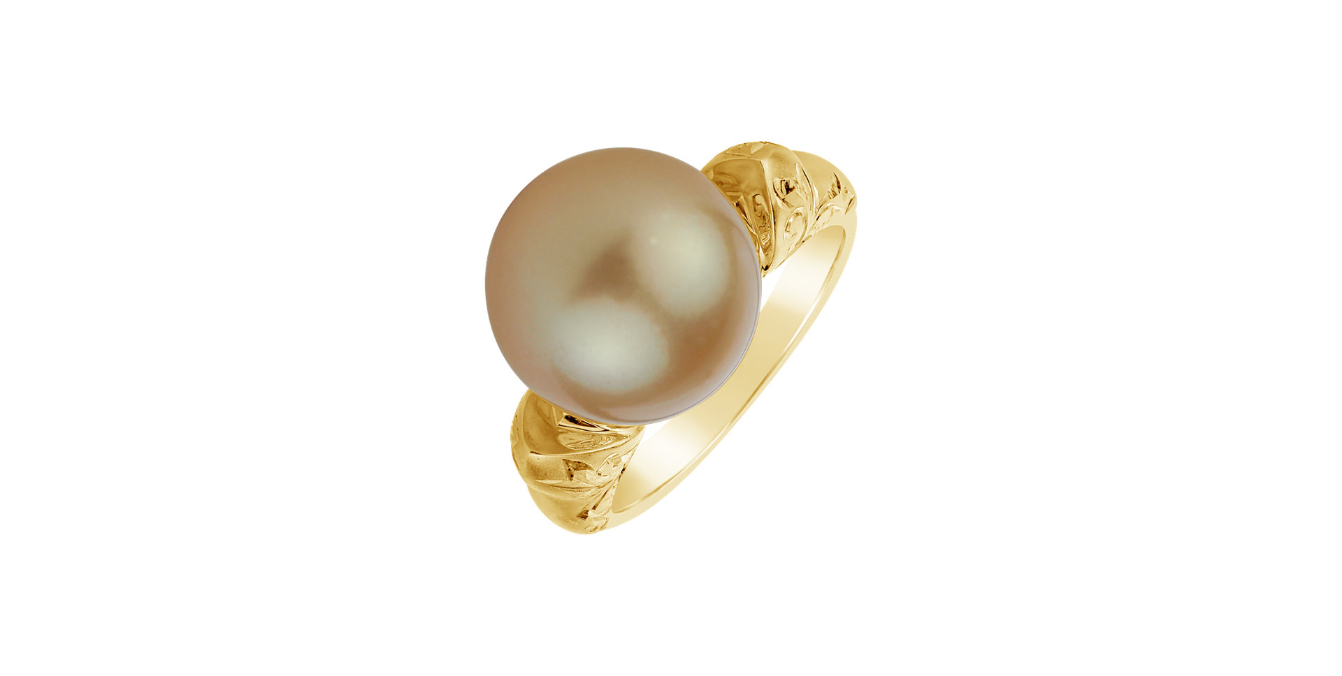 Diamond ring with Pearl Relief Effort