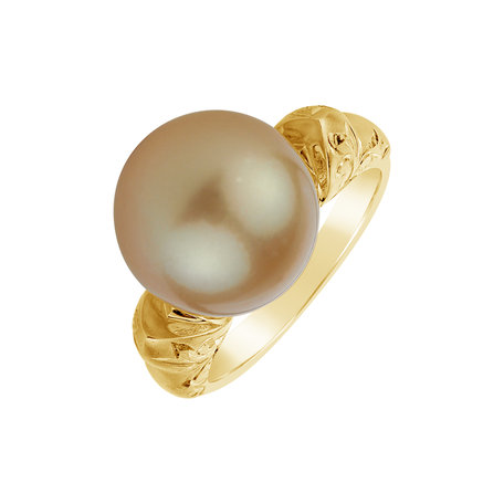 Diamond ring with Pearl Relief Effort