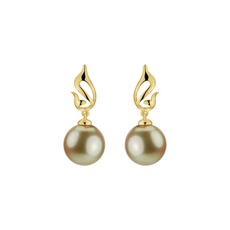 Earrings with Pearl Nileline