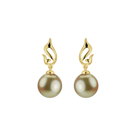 Earrings with Pearl Nileline