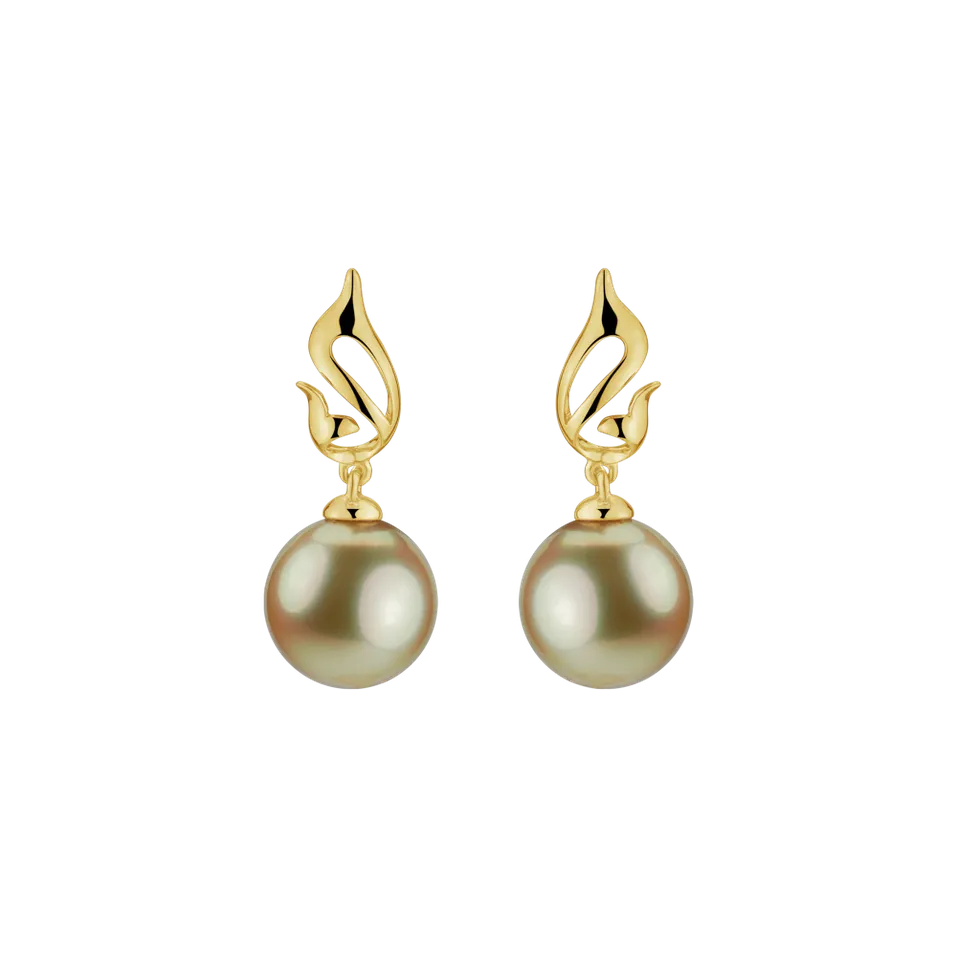 Earrings with Pearl Nileline