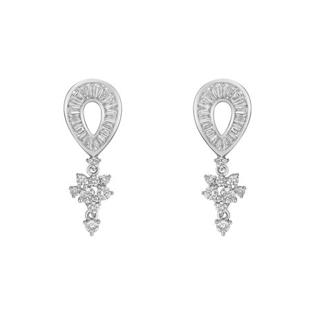 Diamond earrings Posh Kiss