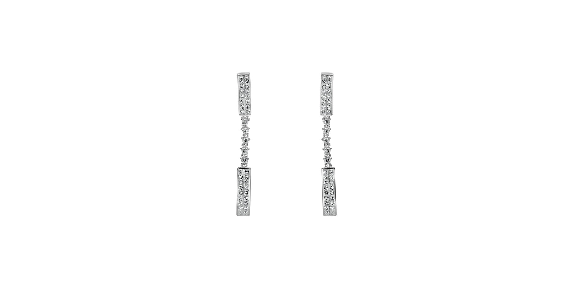 Diamond earrings Formidable Blanco