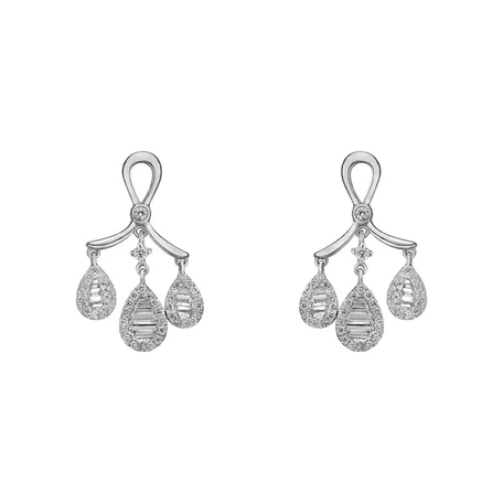 Diamond earrings Adnaan
