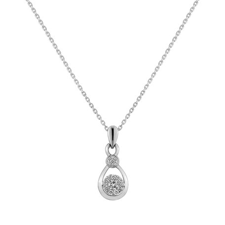 Diamond pendant Ethereal Elegance