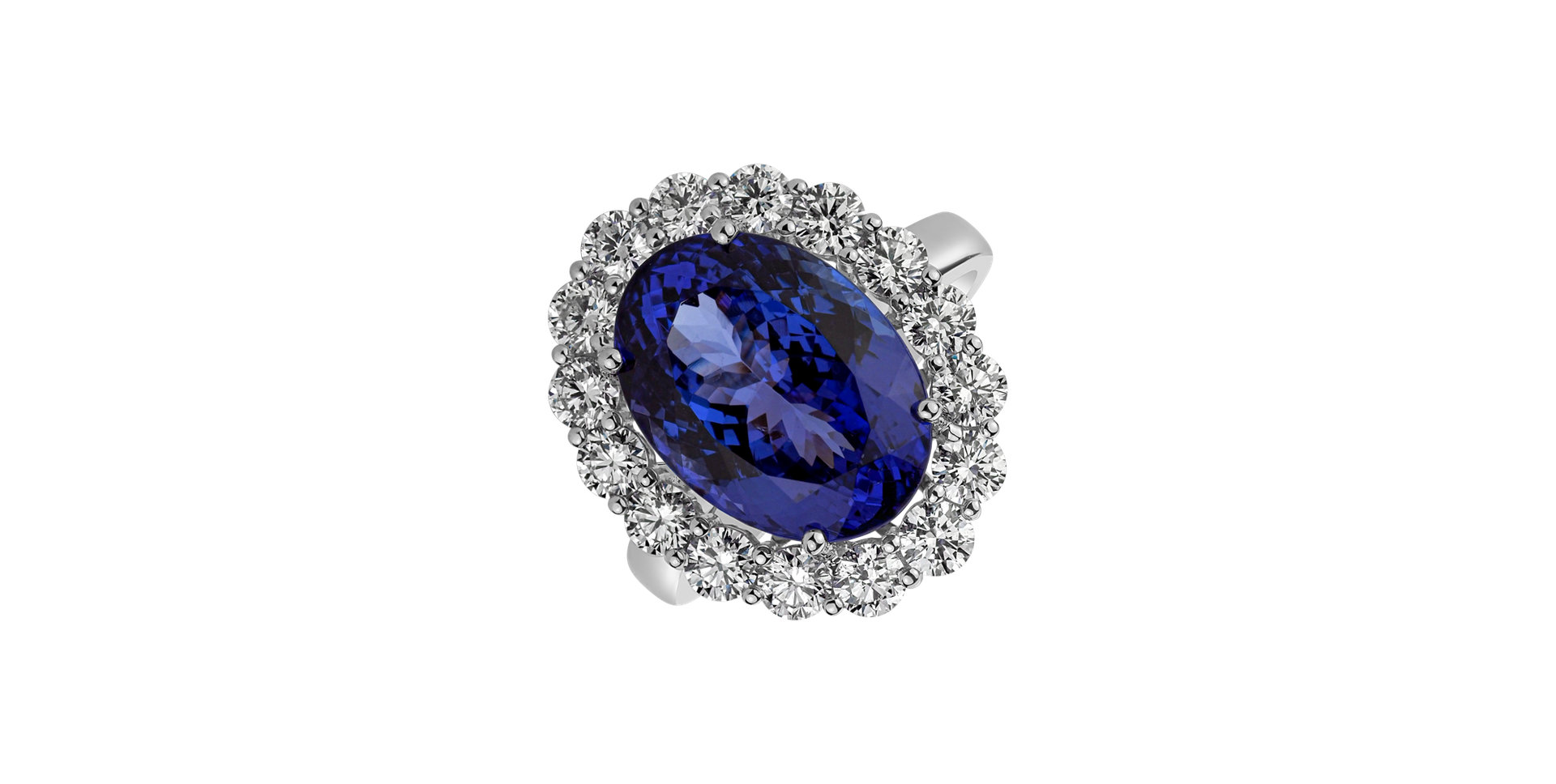 Diamond ring with Tanzanite Annamarie