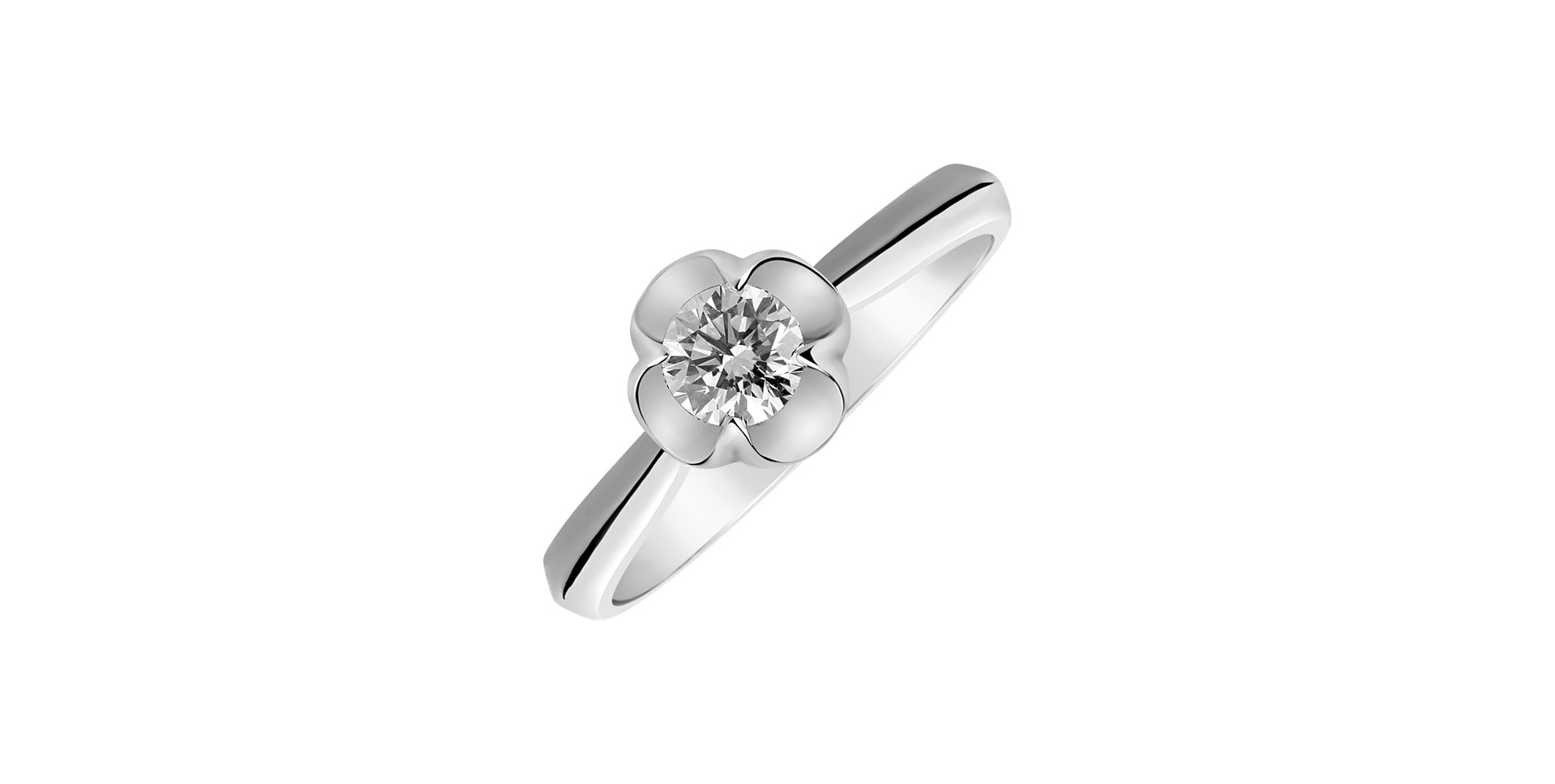 Diamond ring Love Flower