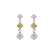 Earrings with yellow and white diamonds Sparkling Euphoria2