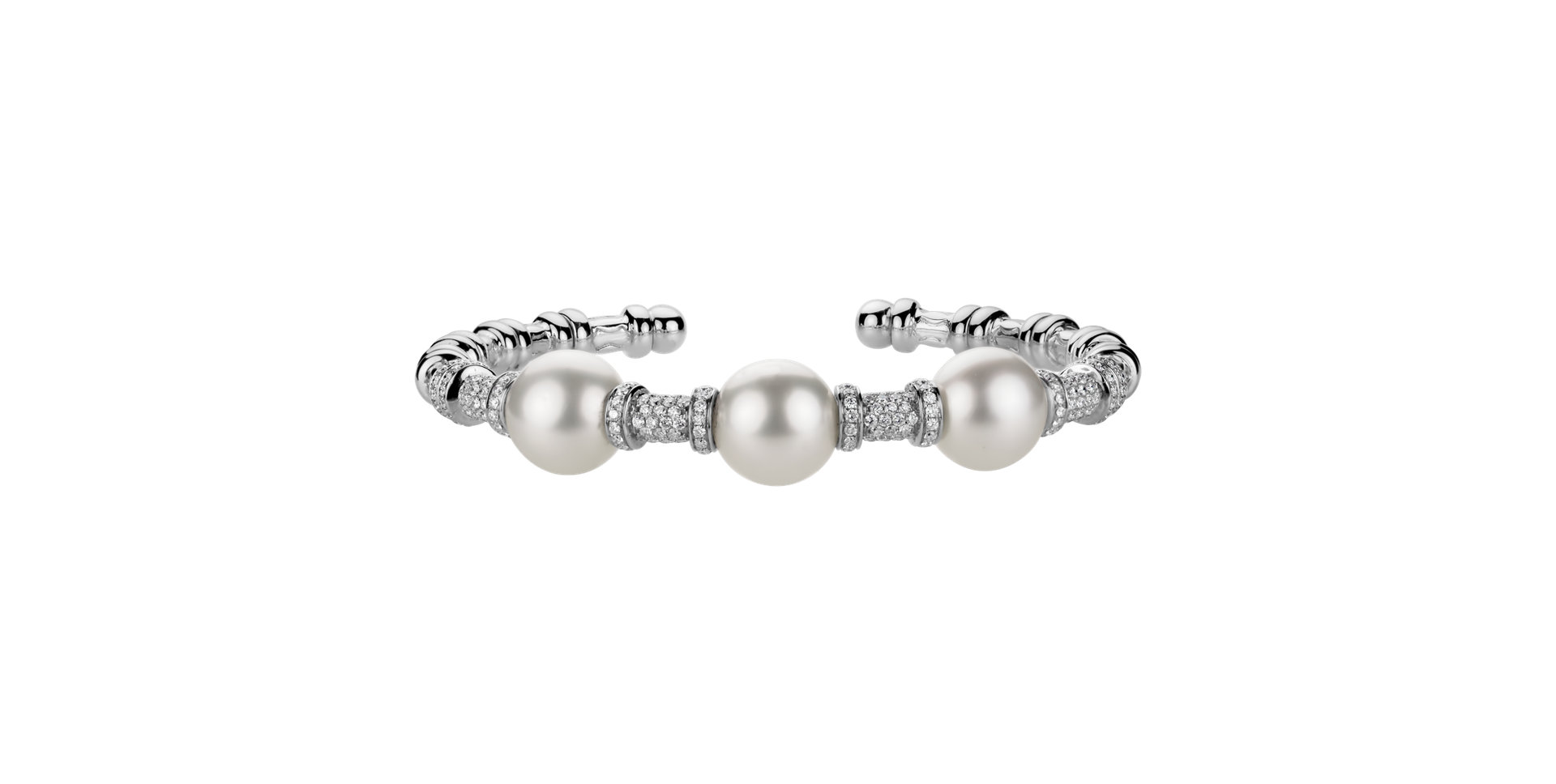 Diamond bracelet with Pearl Georgann