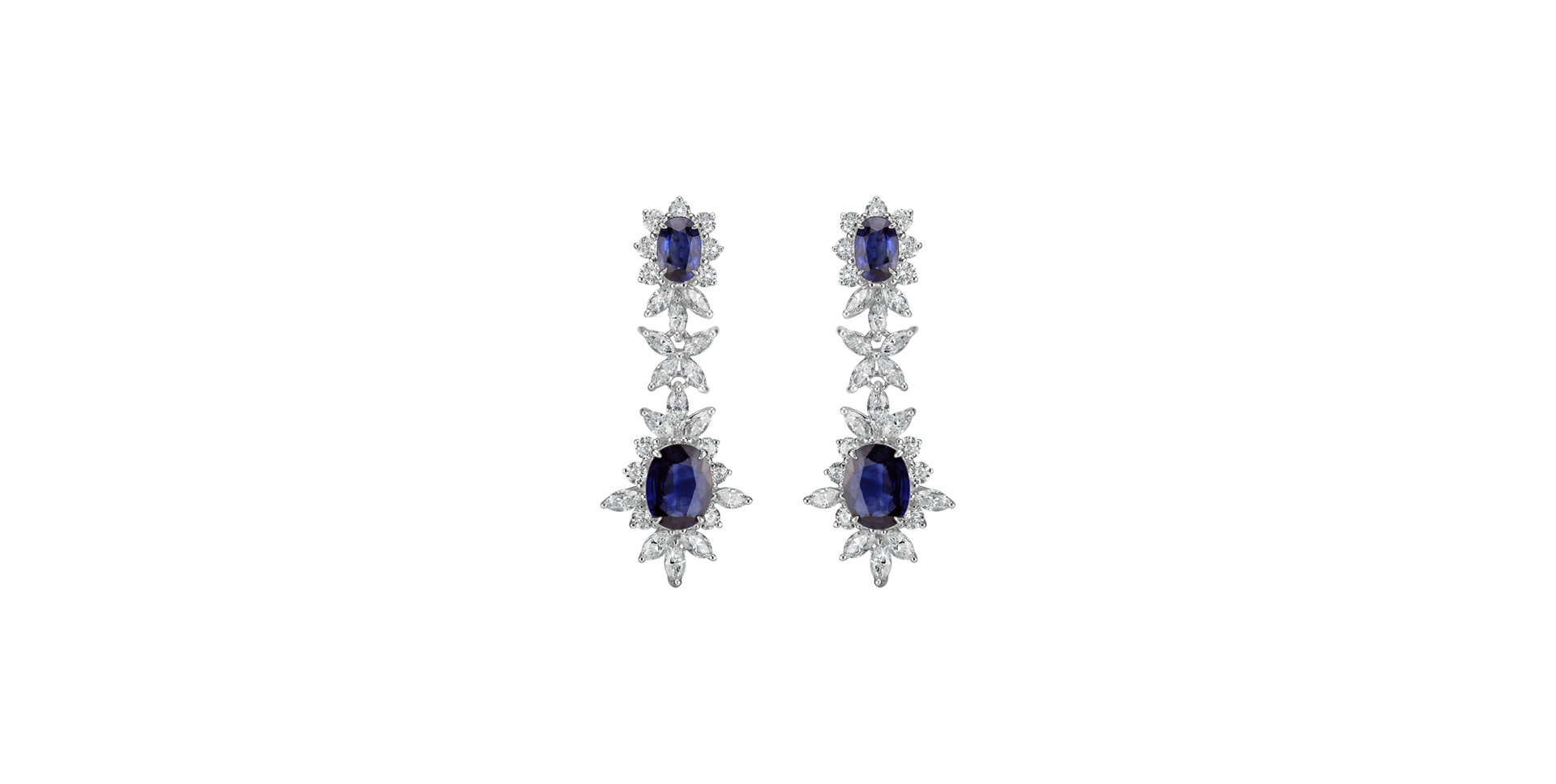 Diamond earrings and Sapphire Countess Heaven