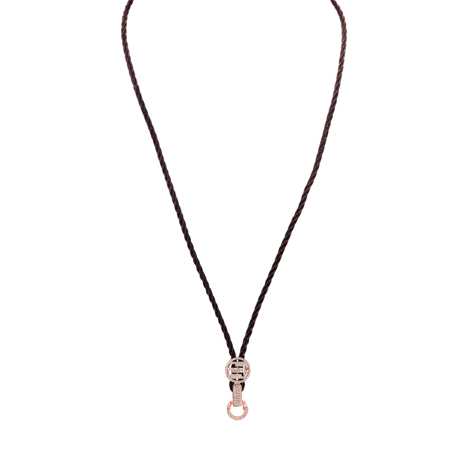Diamond pendant with necklace Heavenly Aura