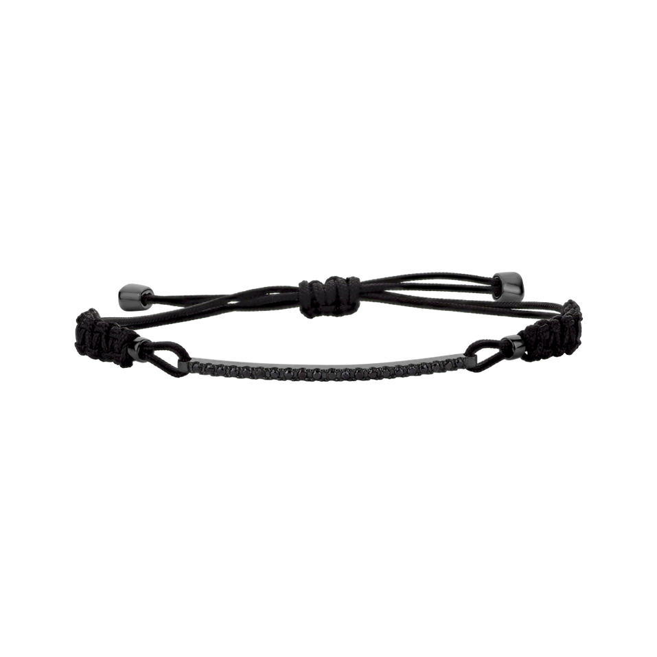 Bracelet with black diamonds Heaven Snake
