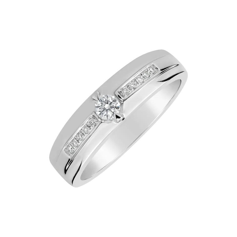 Diamond ring Glass Ring