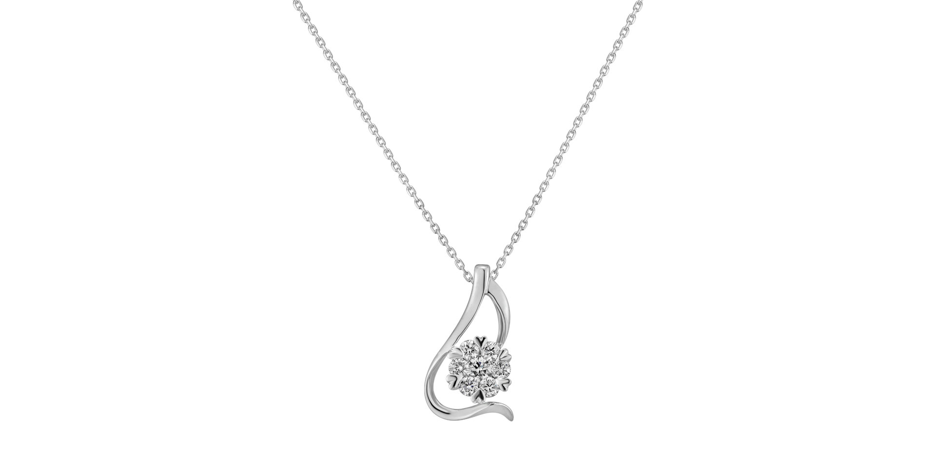 Diamond pendant Make a Wish