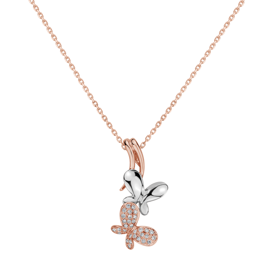 Diamond pendant Butterfly Sin