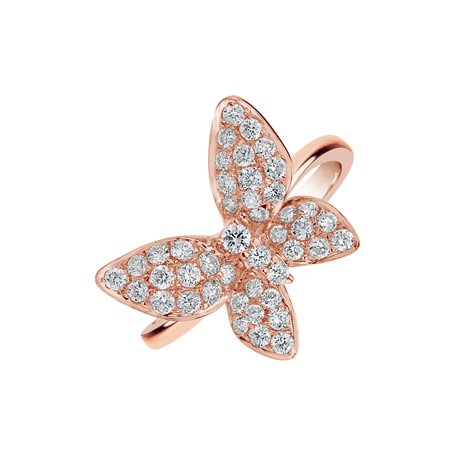 Diamond ring Diamond Butterfly