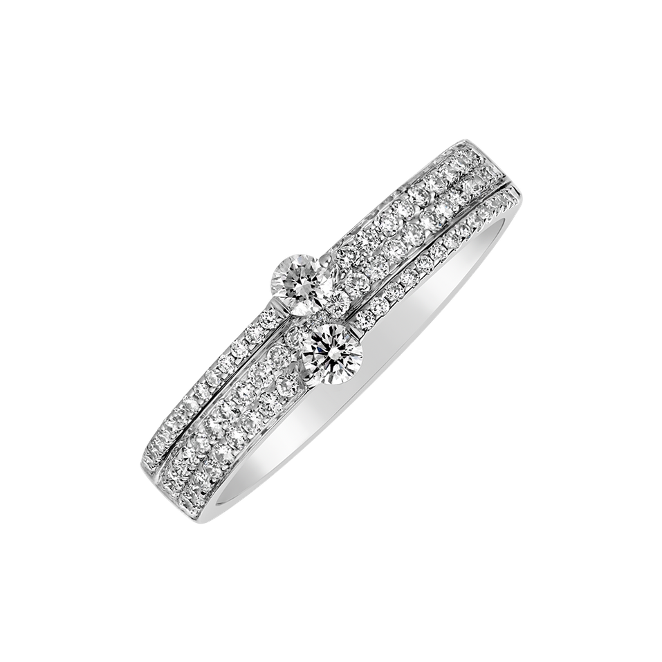 Diamond ring Gilded Glow