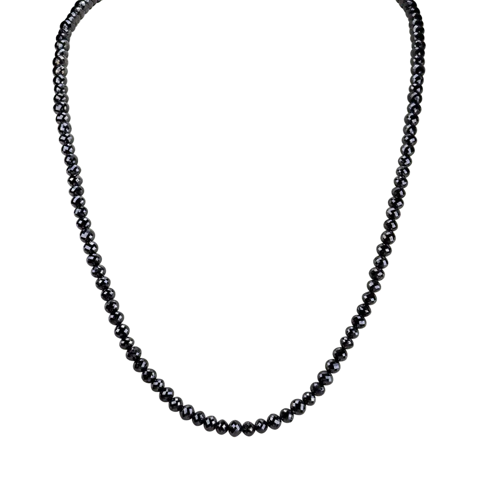 Necklace with black diamonds Moonlight Sophie