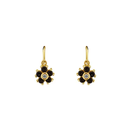 Children's diamond earrings and Quartz Diamond Emotion