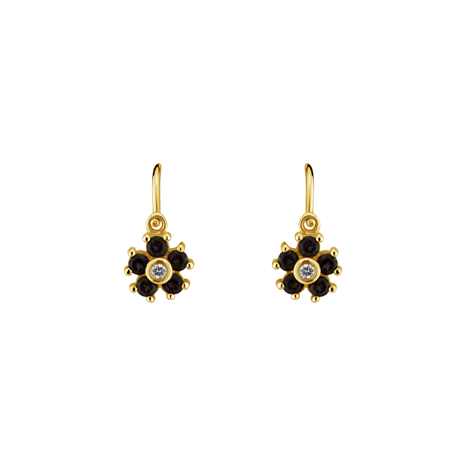 Children's diamond earrings and Quartz Diamond Emotion