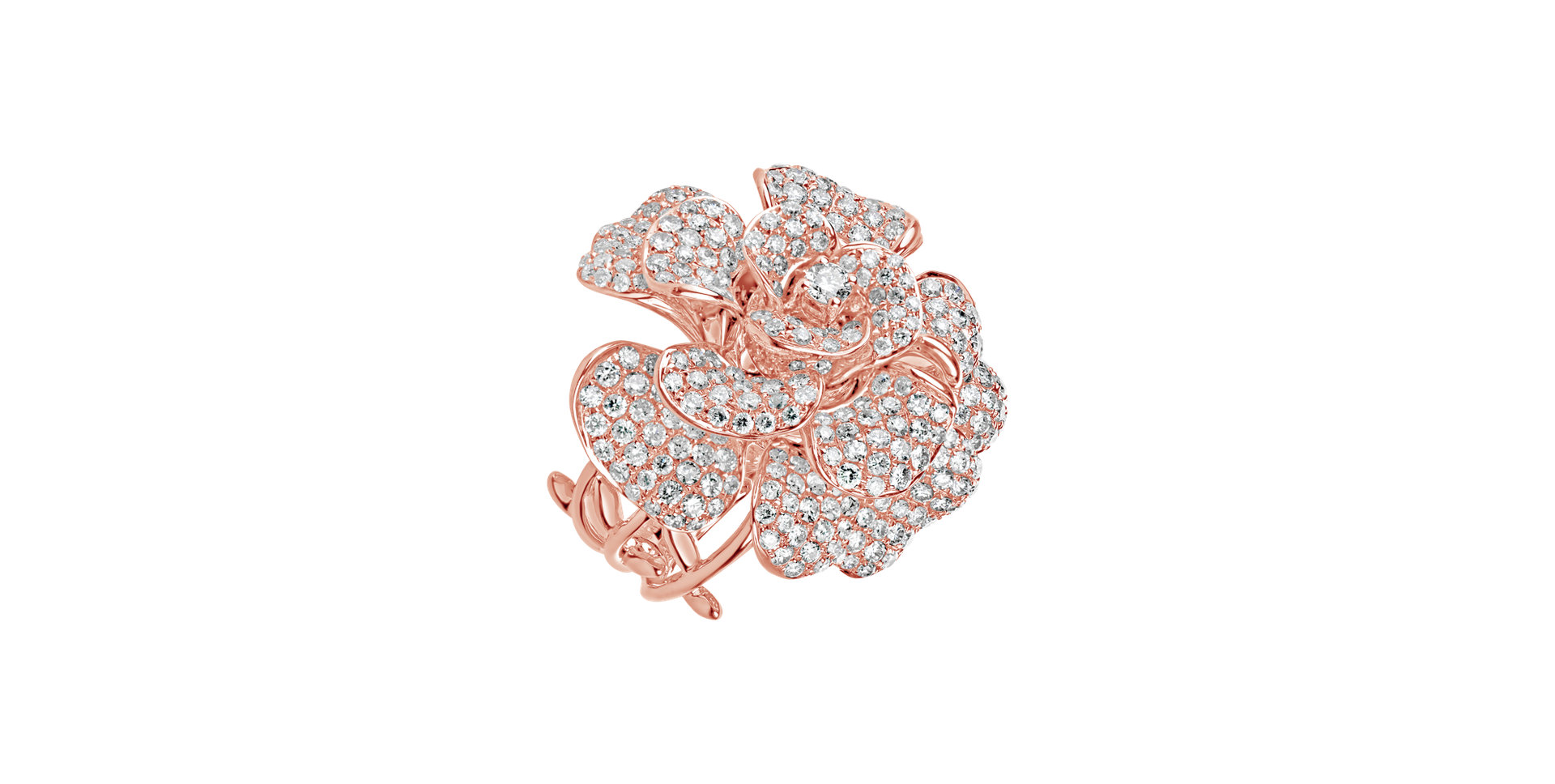 Diamond ring Floral Glamour