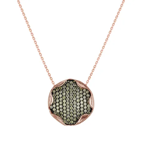 Pendant with brown diamonds Jaylen