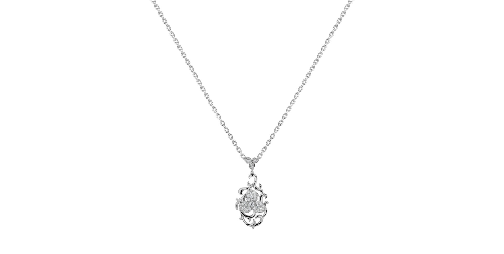 Diamond pendant Heavenly Bloom