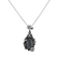 Diamond pendant with Moonstone Ocean Eye2
