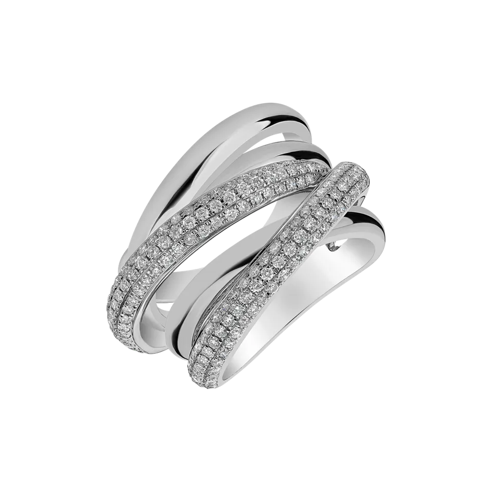 Diamond ring Moon Desire