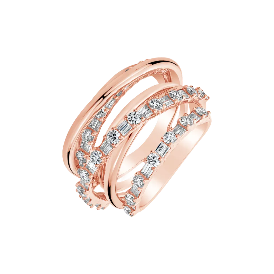Diamond ring Moonlight Crown