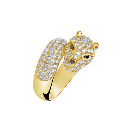 Diamond ring Golden Beast