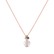 Diamond necklace with gemstones Angel Rainbow2