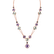 Necklace with Amethyst and Topaz Rainbow Icon2