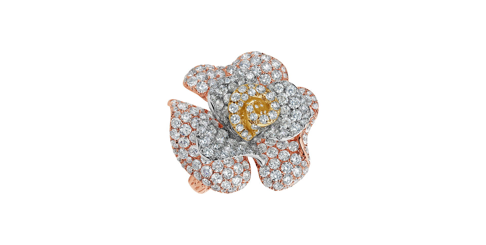 Diamond ring Rose Desire