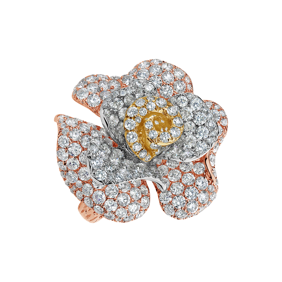 Diamond ring Rose Desire