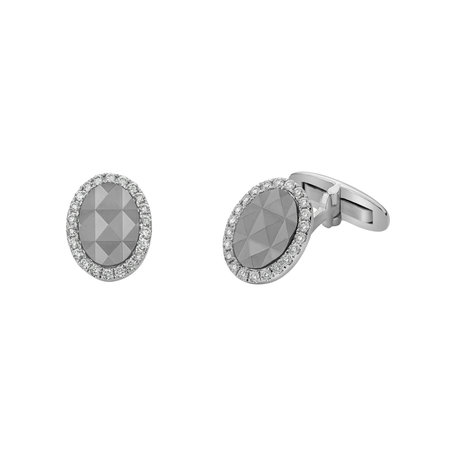 Diamond Cufflinks Noble Finery